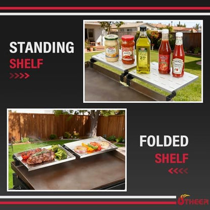 Utheer 36 Inch Warming Rack for Blackstone Griddle Accessories - Image 4