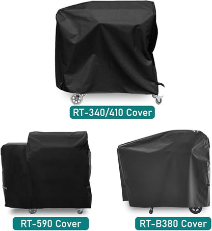 ZJYWSCH Grill Cover for RecTec Flagship 1100 1600 RT-700 RT-1250 RT-680 Wood Pellet Grill Smoker Outdoor Waterproof for Rec Tec 680 700 1250 1600 Pellet Grill Cover Heavy Duty