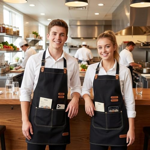 APRONPANDA Chef Apron for Men Women - Image 6