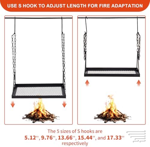 Outvita Grill Swing Campfire Grill Stand - Image 6