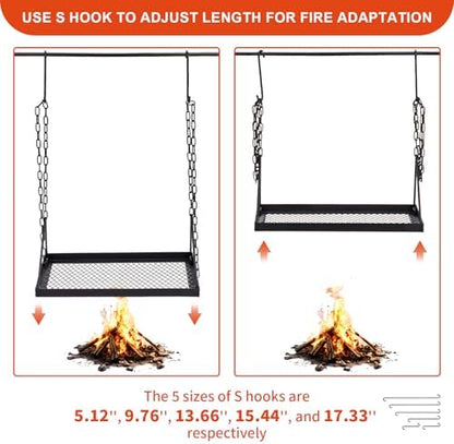 Outvita Grill Swing Campfire Grill Stand - Image 6