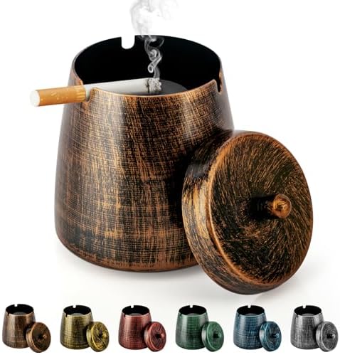 Ashtray for Cigarettes Outdoor, Outdoor Ashtray by Yiiwinwy
