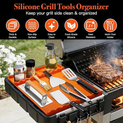 Silicone Grill Mat for Blackstone Griddle Accessories - Image 4
