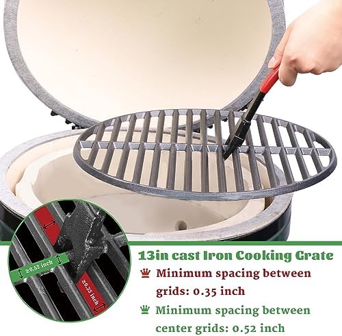 Vankey Grill Grate Lifter Gripper, Cast Iron Cooking Grid Lifter Accessories - Image 3