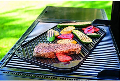 Nordic Ware 2-Burner Reversible Grill Griddle, 20 by 10-3/4 Inch - Image 5