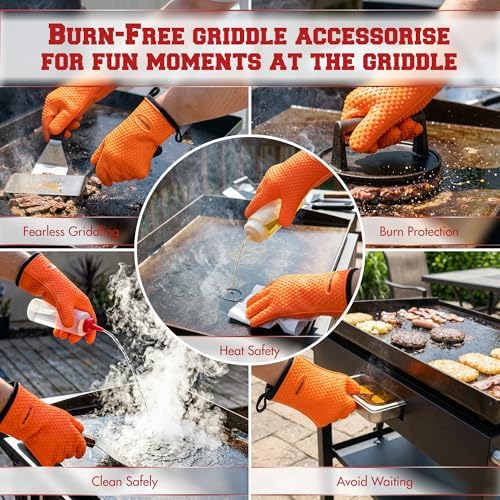 KITCHEN PERFECTION XL Silicone Griddle Gloves - Image 4