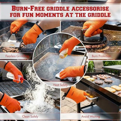 KITCHEN PERFECTION XL Silicone Griddle Gloves - Image 4