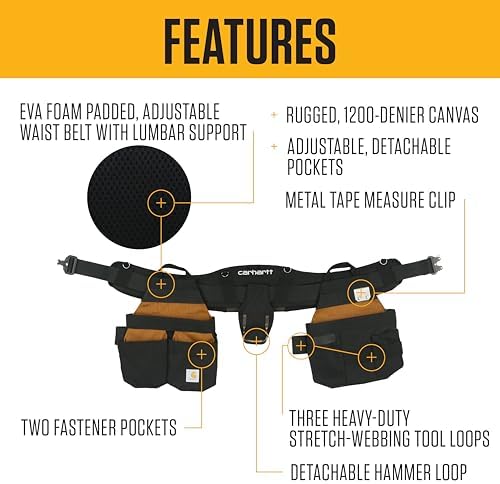 Carhartt Station Adjustable Tool Belt Carhartt Brown - Image 3