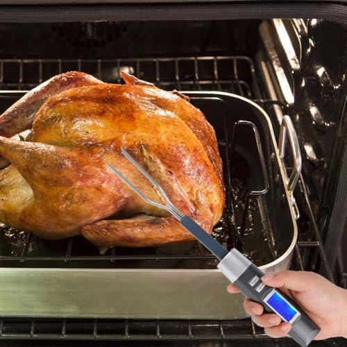 Instant Read Meat Thermometer Fork - Image 3