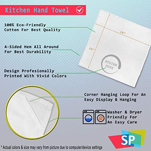 Style In Print Custom Mothers Day Decor Flour Kitchen Towels Grilling BBQ - Image 2
