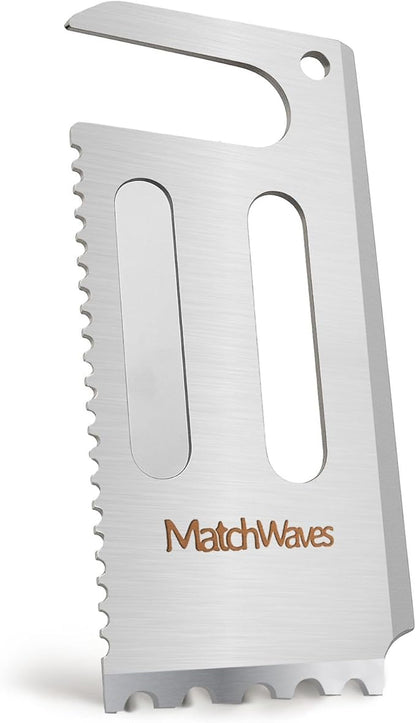 Stainless Steel Grill Scraper for Traeger Grills, Grill Grate Cleaner - Safe Bristle-Free Grill Cleaning Tool