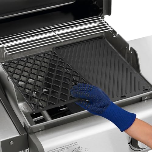 onlyfire Reversible Cast Iron Griddle and Cooking Grate Combo Set - Image 3