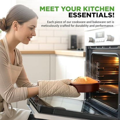 NutriChef Kitchenware Pots & Pans Set – High-qualified Basic Kitchen Cookware - Image 4