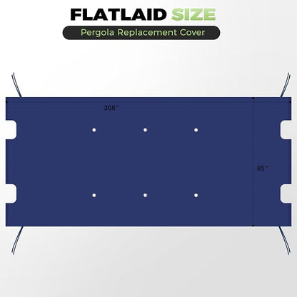 85x208 in Pergola Replacement Cover - Image 3