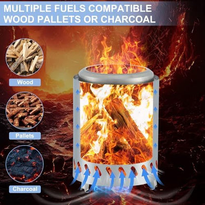 Nice C Smokeless Fire Pit, Portable Tabletop Fire Pit - Image 3