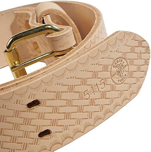 Klein Tools Tool Belt, Heavy-Duty Leather Work Belt - Image 4