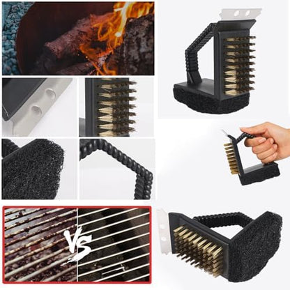 2 Pack Grill Brush and Scraper - Image 5