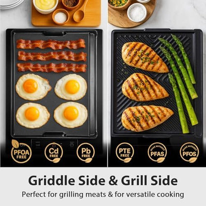 Utheer 16.3 x 13 Inch Cast Iron Aluminum Griddle - Image 5