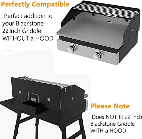 Griddle Wind Guard & Warming Rack Set - Image 4