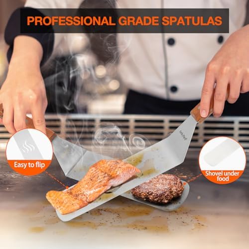 onlyfire Professional Flat Top Barbecue Tool Kit Grill Griddle Tools - Image 6