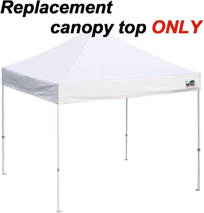 Eurmax USA New 10x10 Pop Up Canopy Replacement Canopy Tent Top Cover, Instant Canopy Top Cover ONLY, Choose 30 Colors,Bonus 4PC Pack Weight Bag (Pumpkin Yellow)