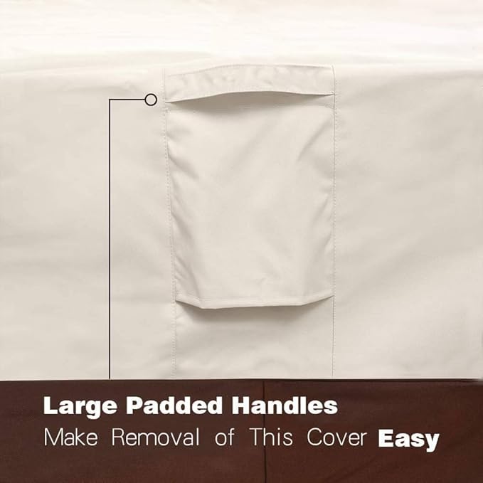 Vailge Waterproof Patio Furniture Set Cover with Padded Handles, Patio/Outdoor Table Cover, Patio/Outdoor Dining Rectangular Table Chairs Cover