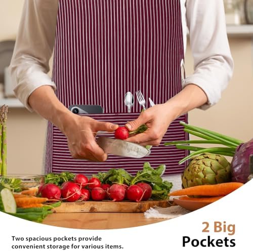 VALOME 2 Pack Kitchen Aprons - Image 5
