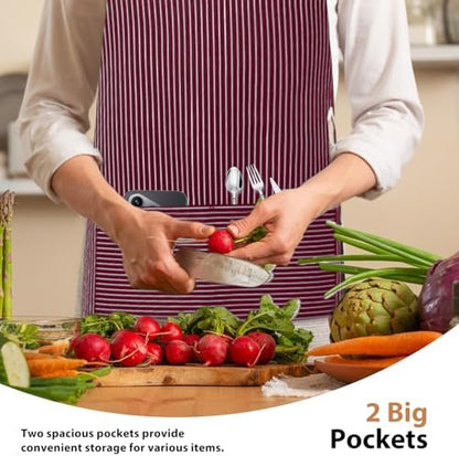 VALOME 2 Pack Kitchen Aprons - Image 5