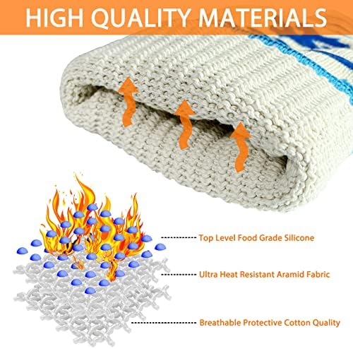 BBQ Gloves, Oven Gloves Original 2 Pack1472℉ Extreme Heat Resistant, Grilling - Image 2