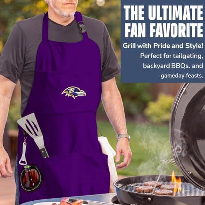 Team Sports America NFL Ultimate Grilling Apron - Image 2