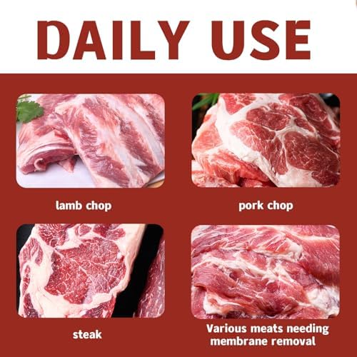 Rib Membrane Remover Stainless Steel Tool Kit, Ergonomic Handle - Image 4