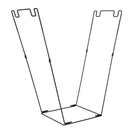3. Reinforced Trash Bag Holder Metal Garden Waste Basket Stand for 30-45 Gallon Leaves & Recycling Foldable Yard Waste Bag Frame