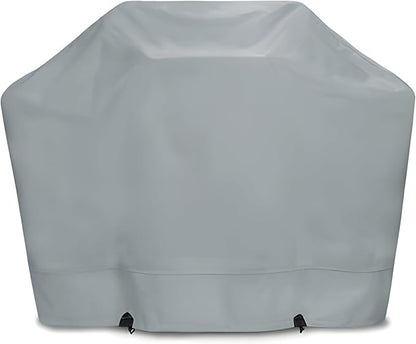 Eevelle Meridian Patio BBQ Grill Cover for Outdoor Grill - Marine Grade Fabric - Durable - Waterproof Covers - All-Weather Protection Barbeque Gas Grill Cover – (48" H x 70" W x 24" D, Silver)
