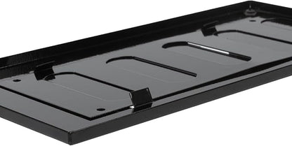 Vent Systems 8" x 4" Inch (Outer Dimensions) Metal Air Vent Grille - Black Adjustable Register Vent Cover - Open/Close Air Supply Intake Wall Vent - Heating/Cooling Ceiling Grille for House, Garage