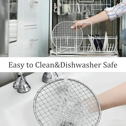 6.5 Inch Round Cooking Rack, Stainless Steel Wire Baking Rack - Image 4
