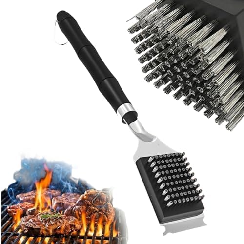 Grill Brush with Scraper, BBQ Wire Brush by Unknown