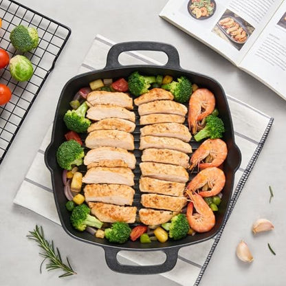 Cast Iron Grill Pan, 11 Inch Griddle Pan - Image 6