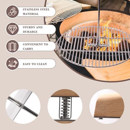 BBQ Grate Lifter Gripper for Big Green Egg Kamado Primo Grill Accessories Cast - Image 5