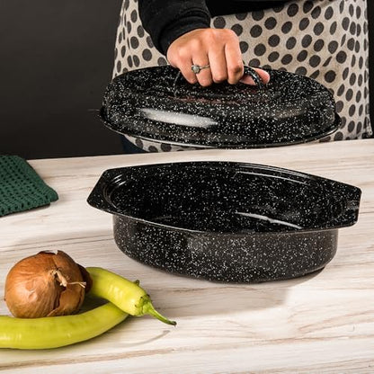 Granite Ware 13" Oval Roaster - Image 2