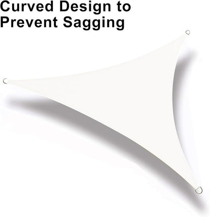LOVE STORY 16' x 16' x 16' Triangle Sun Shade Sail - Image 6