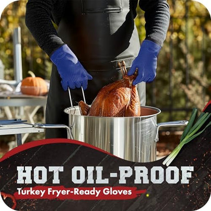 KITCHEN PERFECTION S Silicone Smoker BBQ Gloves - Image 5