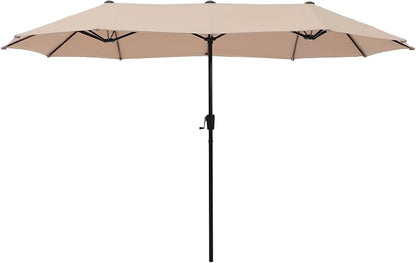 HERA'S PALACE 13 ft Rectangle Patio Umbrellas Large Outdoor Umbrella by HERASPALACE