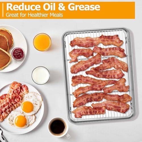 Homikit 16x12 Inch Stainless Steel Baking Sheet - Image 4