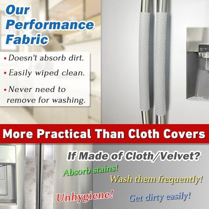 Refrigerator Door Handle Covers, Performance Appliance Handle Covers, Non-Slip - Image 2