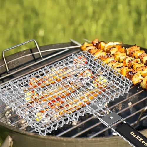 Grill Baskets Fish Grilling Rack - Image 5
