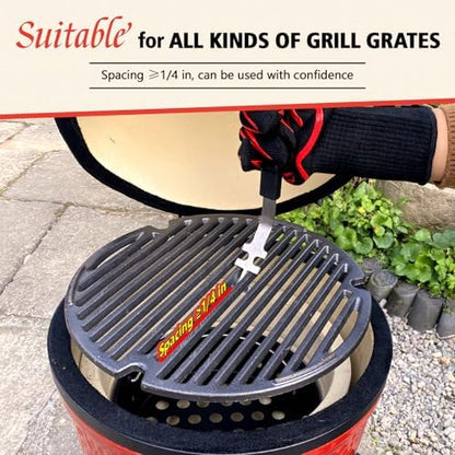 Grill Grate Lifter Stainless Steel Cooking Grate Lifters - Image 3