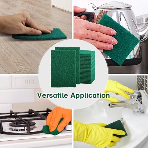 100 Pcs Scouring Pads, Dish Scrubber Scouring Pads - Image 7