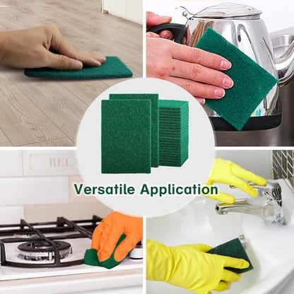 100 Pcs Scouring Pads, Dish Scrubber Scouring Pads - Image 7