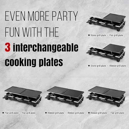 Raclette Grill, Techwood Electric Indoor Grill - Image 6