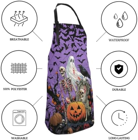 Giwawa Apron Unisex Resistant 33 x 28 inches - Image 6